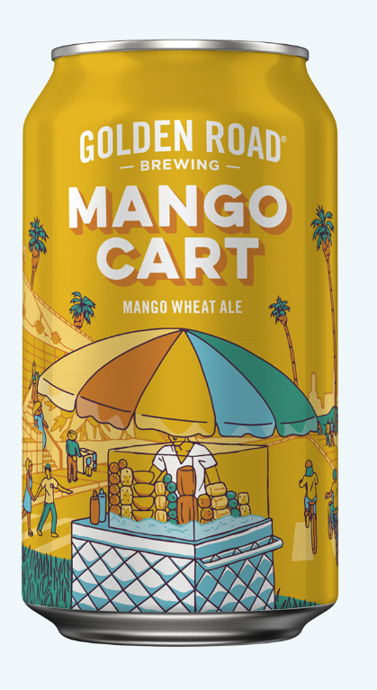 Golden Rod Brewing - Mango Cart Wheat Ale - 12 Pack 12 oz Cans - 1019855
