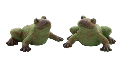 Small Resin Frog - 2 Assorted Styles ( Sold Individually ) - RAF24091-2A