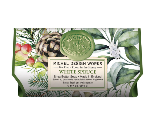 Stonewall Kitchen - White Spruce Large Bath Soap Bar - 802362