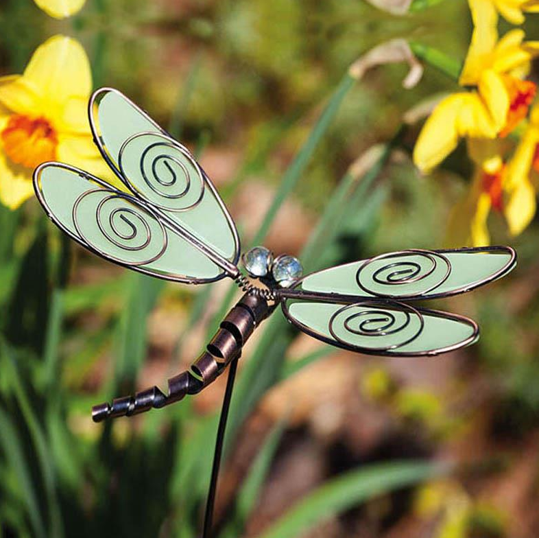 Glow in the Dark Garden Stake - Pollinator Garden Garden Stake - Assorted Styles - P355