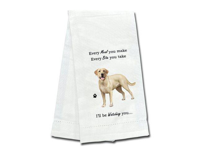 E&S Pets - Labrador Yellow Kitchen Towel 711-20