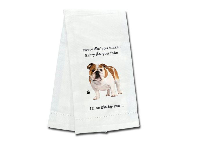 E&S Pets - Bulldog Kitchen Towel 711-8