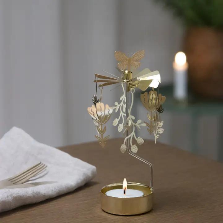 Rotary Candleholder - Meadow, Gold - 90-AN460G