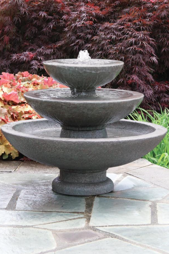24" Three Tier Tranquility Fountain - 3521