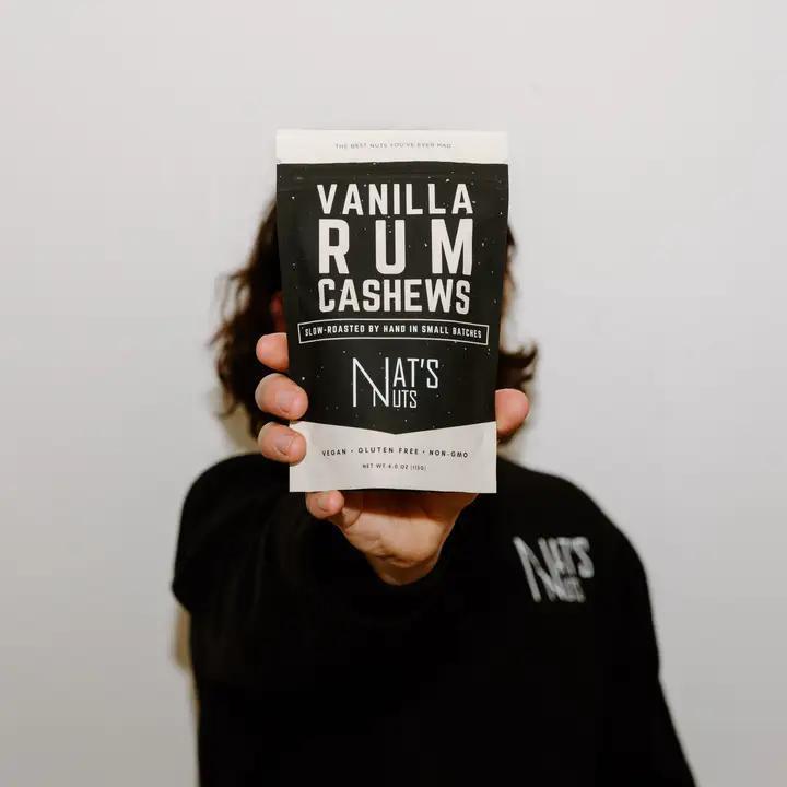 Nat's Nuts - Vanilla Rum Cashews 4 oz
