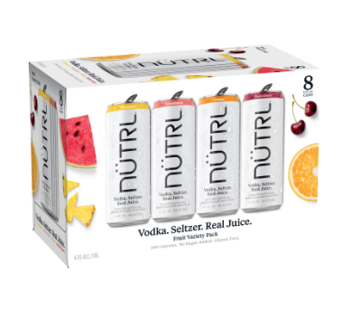 Nutrl - Fruit Variety Pack - 8 Pack of 12 oz Cans - 1076353 DISSVF