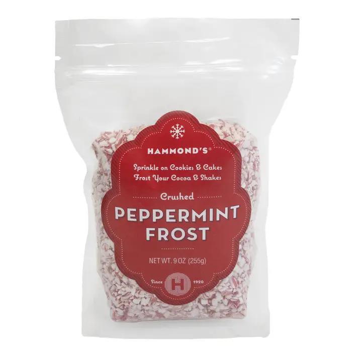 Hammond's Candies - All-Natural Crushed Peppermint Frost 9 oz Bag - BG150908