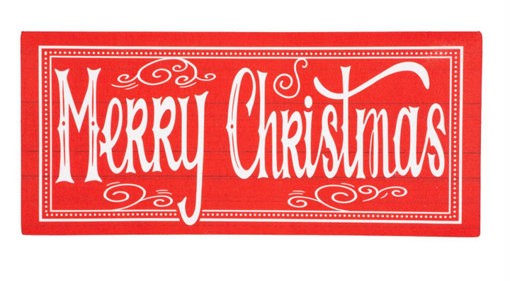 Evergreen - Quaint Merry Christmas Sassafras Switch Mat - 432524