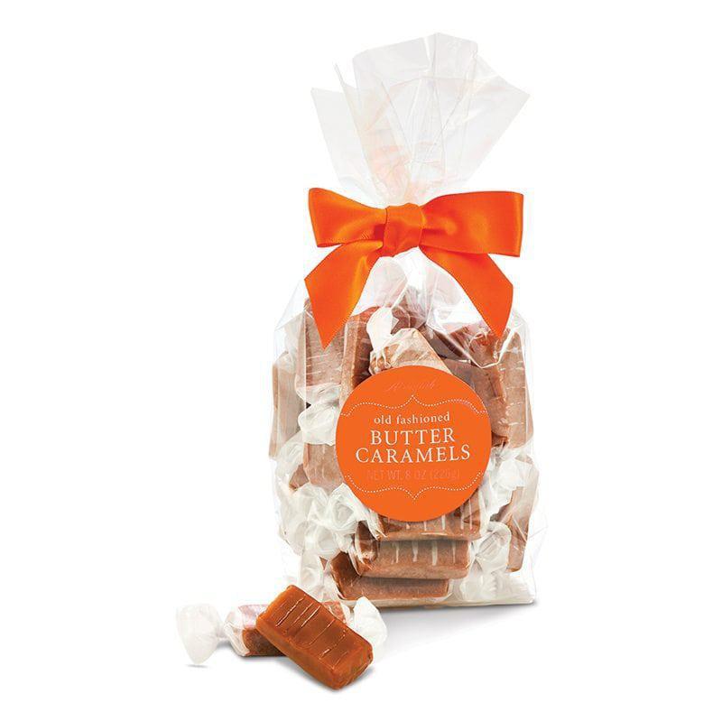 Abdallah Candies - Bag Twist Wrap Caramels Autumn Bow 8 oz Bag - 7887F