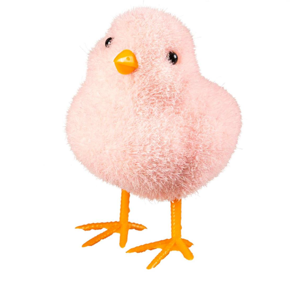 4.5" Fuzzy Chick - Bunny Blooms Table Decor - 8TAX108