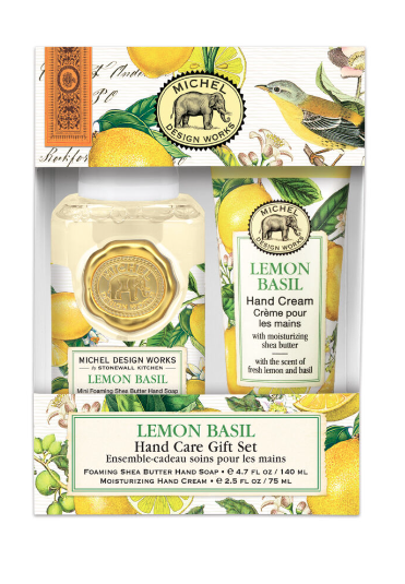 Stonewall Kitchen - Michel Design Works - Lemon Basil Hand Care Gift Set - 841008