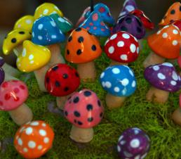 JJ Potts Pico Shroomyz 1" Tall Mushroom Stakes