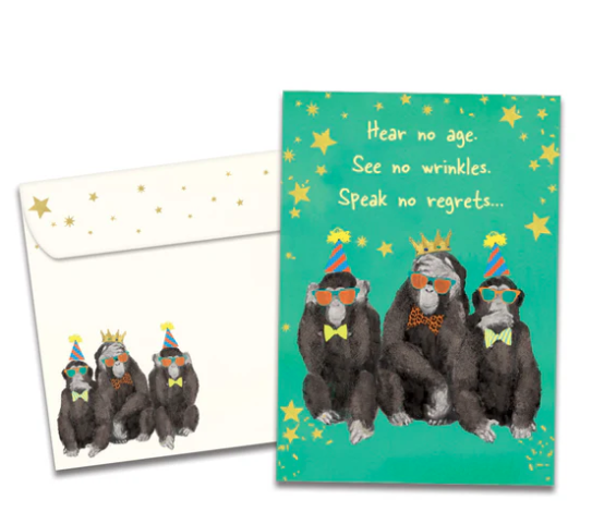 Tree-Free Greetings - Birthday Card - See, Speak, Hear - 22497