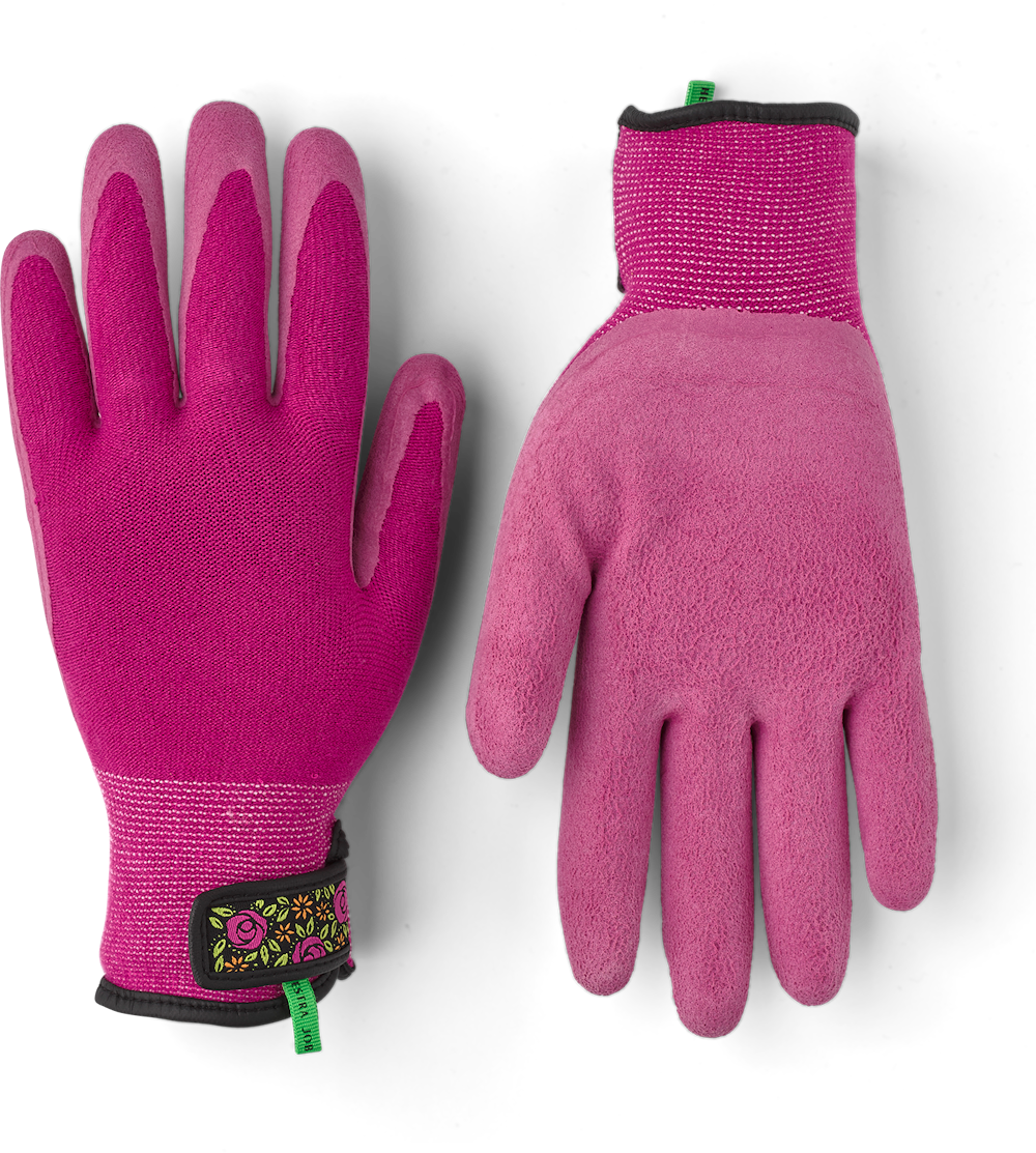 Hestra Gloves - Garden Bamboo - Fuchsia - Size 8 - 72320-920-08