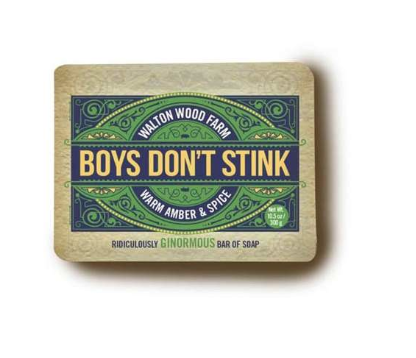 Walton Wood Farm - Boys Don't Stink Small Bar Soap 6.35 oz - BYS6Z