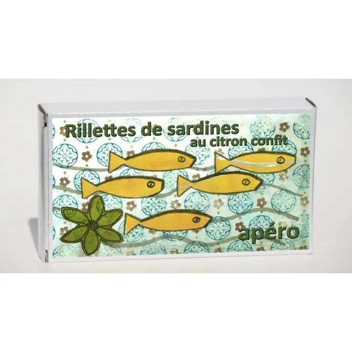Capitaine Nat' - Sardine Rillettes w/ Candied Lemon 4 oz - 1822