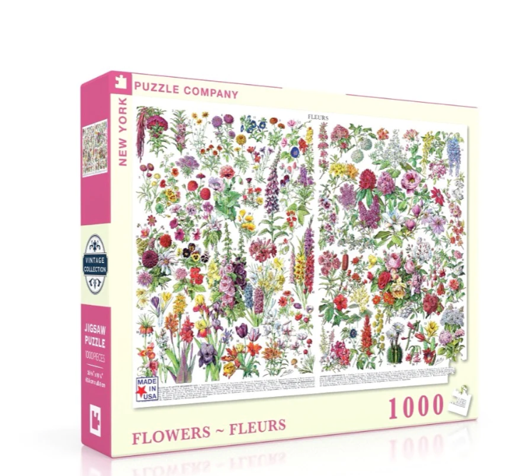 New York Puzzle Company - Flowers NPZPD1976