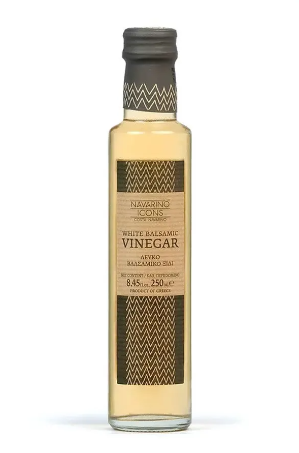 Hellenic Farms - Navarino Icons Collection - White Balsamic Vinegar 8.45 oz - 801-QQPKN