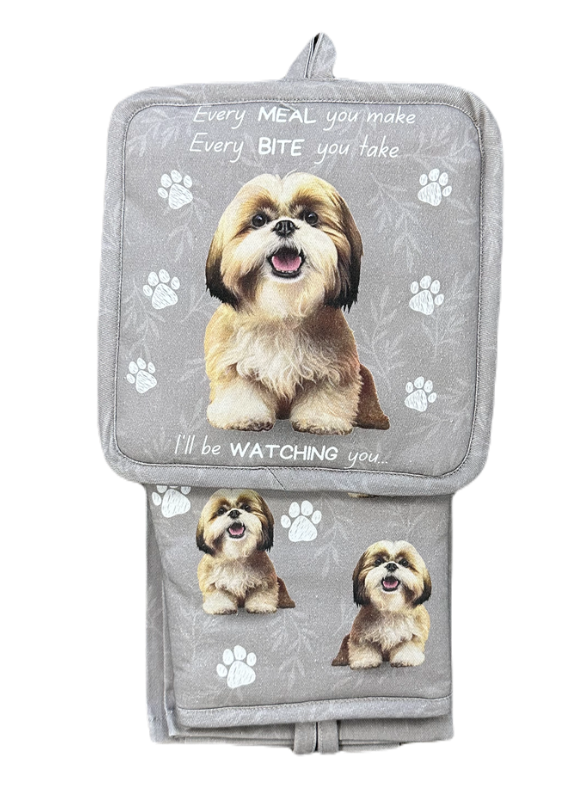 E&S Pets - Shih Tzu - 3 Piece Kitchen Set - 311-87