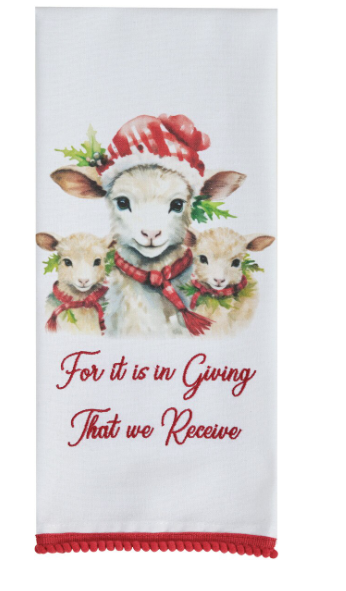 Park Designs In Giving That We Receive Dishtowel - 7499-341