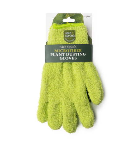 Seed & Sprout - Nice Touch Microfiber Plant Dusting Gloves - Assorted Colors ( Sold Individually ) - SNSDG16