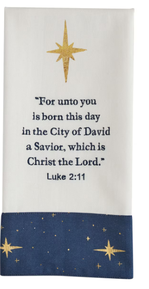 Park Designs - Away In A Manger Decorative Dishtowel - 9907-106