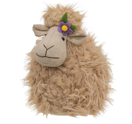 Fluffy Sheep w/ Flower - ZOE5508