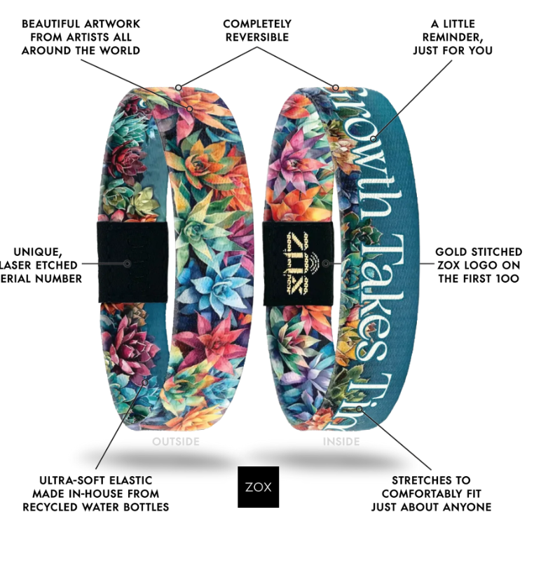 ZOX - Growth Takes Time Bracelet -IA-GTT