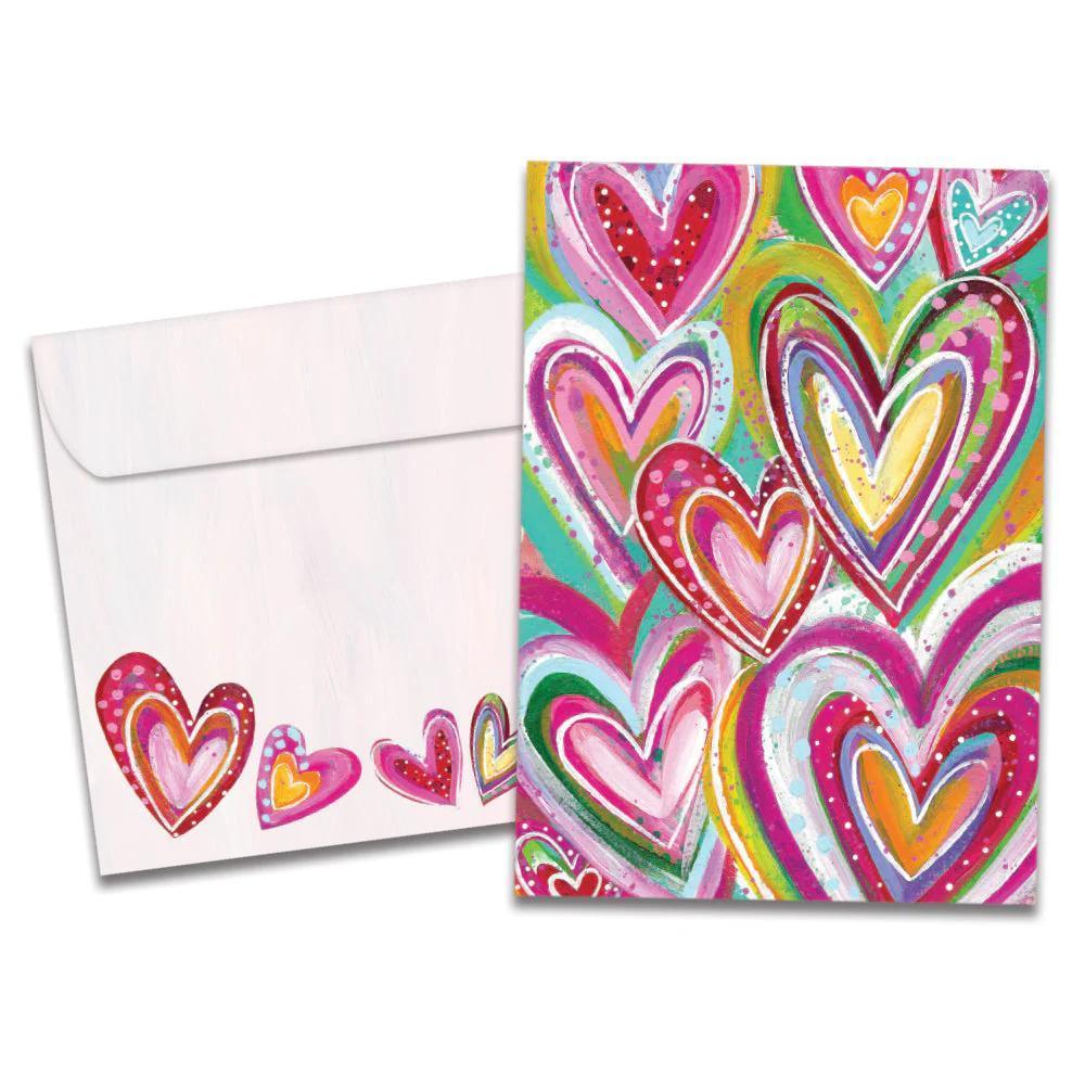 Tree-Free Greetings  - Colorful Hearts - Valentine's Day - 22462