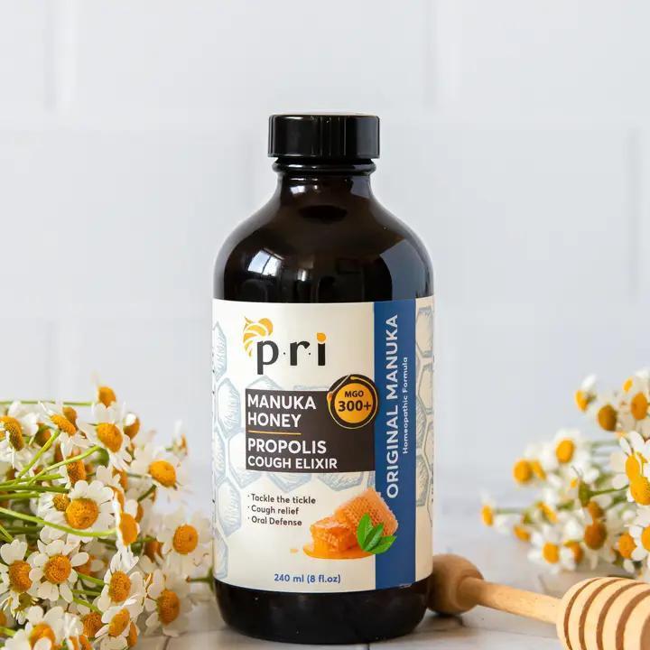 Pacific Resources - Manuka Honey and Propolis Cough Elixir Original 8 oz - 80106