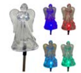 Solar Acrylic Angel Stake - 922-18022