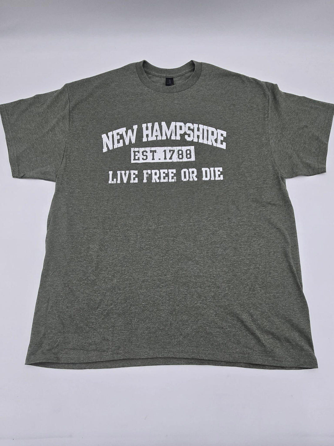 New Hampshire T-Shirt - Olive - Large