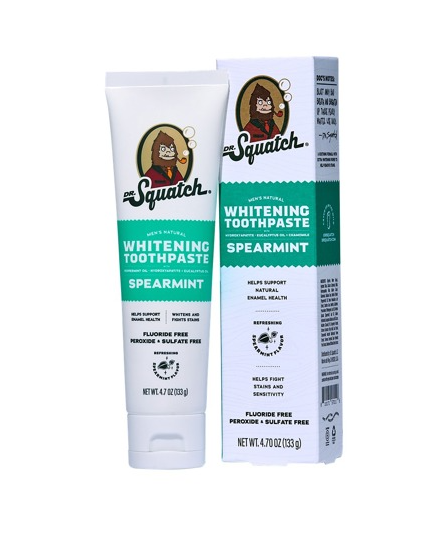 Dr. Squatch - Spearmint Toothpaste 4.7 oz (Night) - WH-THN-SPM-03