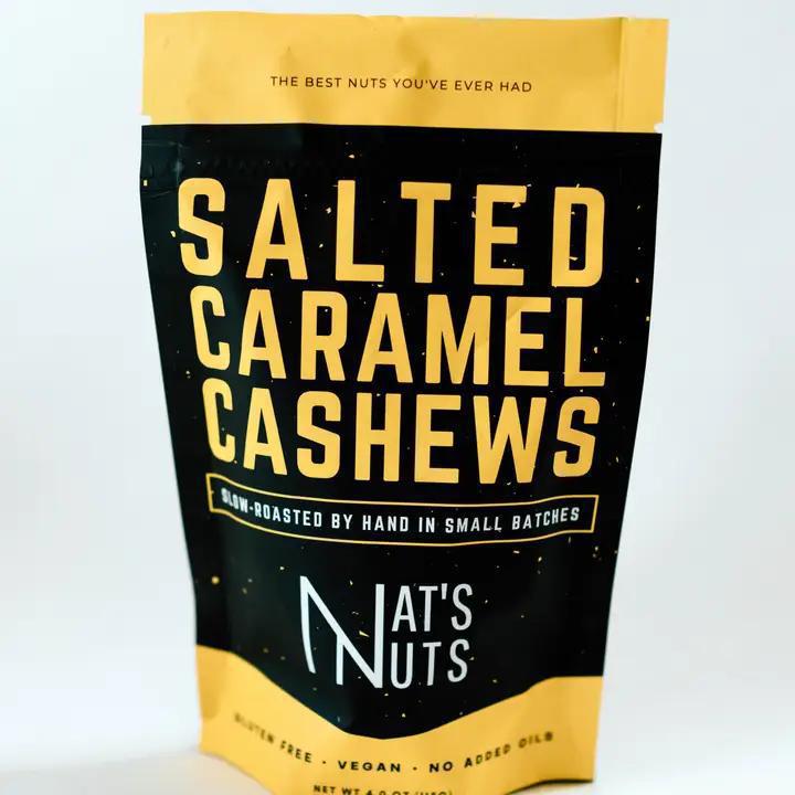 Nat's Nuts - Salted Caramel Cashews 4 oz