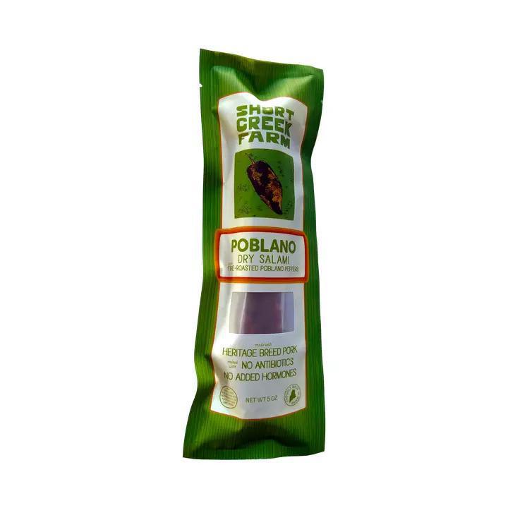 Short Creek Farm - Salami Poblano Homegrown 5 oz NH Grown - SLPOB