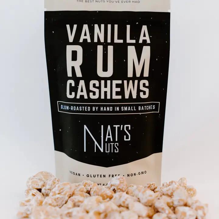 Nat's Nuts - Vanilla Rum Cashews 4 oz