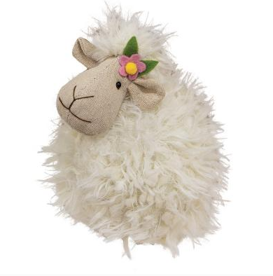 Fluffy Sheep w/ Flower - ZOE5508