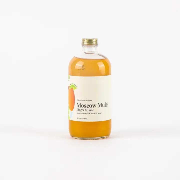 Wood Stove Kitchen - Moscow Mule (Ginger & Lime) Natural Cocktail and Mocktail Mixer 16 oz