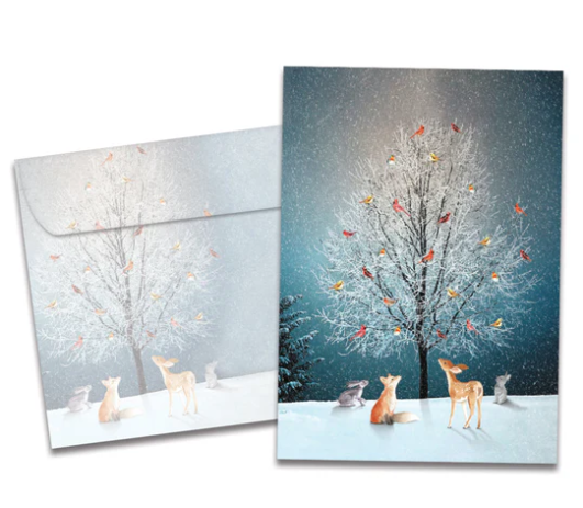 Tree-Free Greetings - Holiday - Bird Tree - 19906