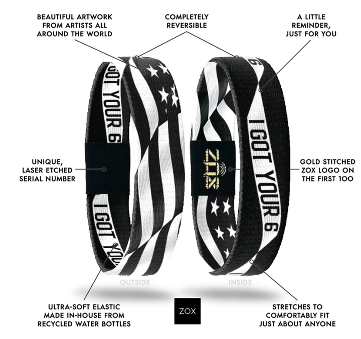 ZOX - I Got Your 6 Hero Bracelet - IR-IGYS