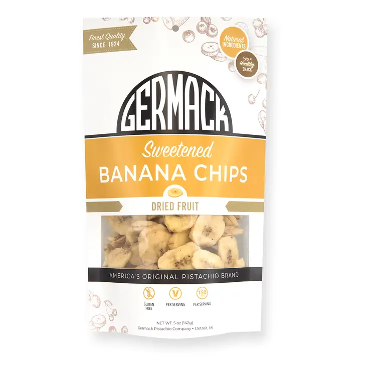 Germack Pistachio Company -  Banana Chips Sweetened - 5 oz. DISCOSVF