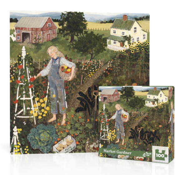 New York Puzzle Company - Market Gardner Mini - NPZLP2621