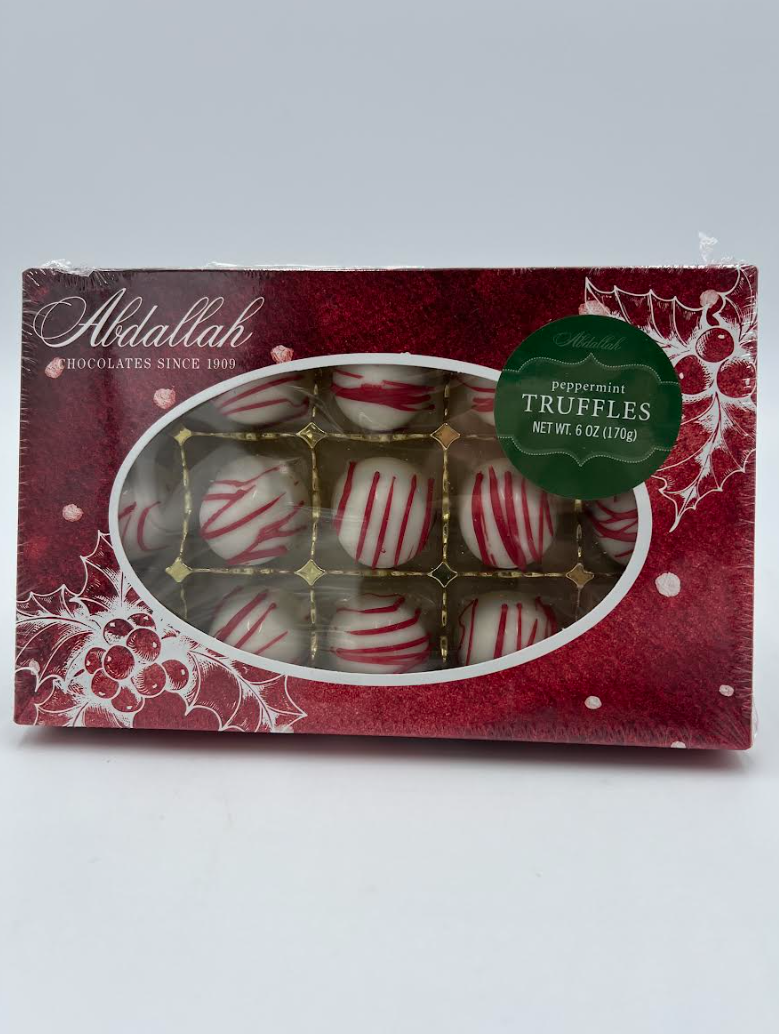 Abdallah Candies - Holiday - Peppermint Truffles 6 oz - 7036X DISSVF