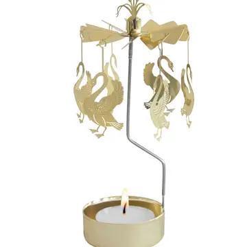 Rotary Candleholder - Swans - 90-AN134G