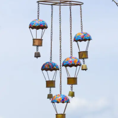 Floral Hot Air Balloon Cirle Mobile - AG-1494