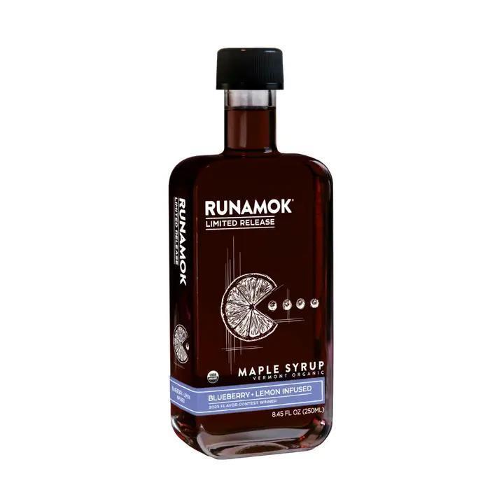 Runamok - Blueberry + Lemon Infused Organic Maple Syrup 8.45 oz - Limited Release - RMK0519