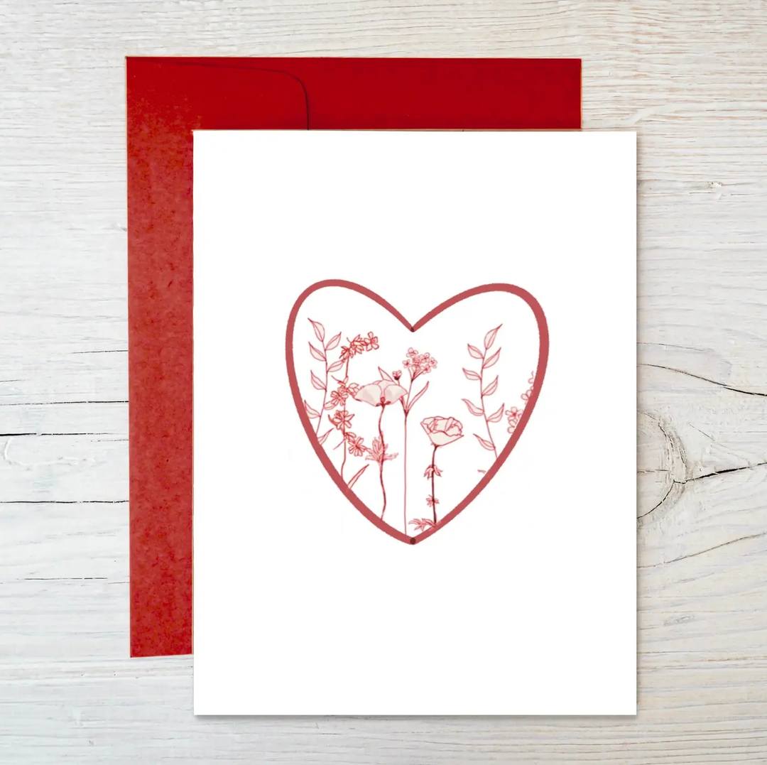 wildflower seed hearts Raven's Edge - Wildflower Seed Card