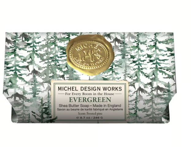 Stonewall Kitchen - Michel Design Works - Evergreen Large Bath Soap Bar - #802462