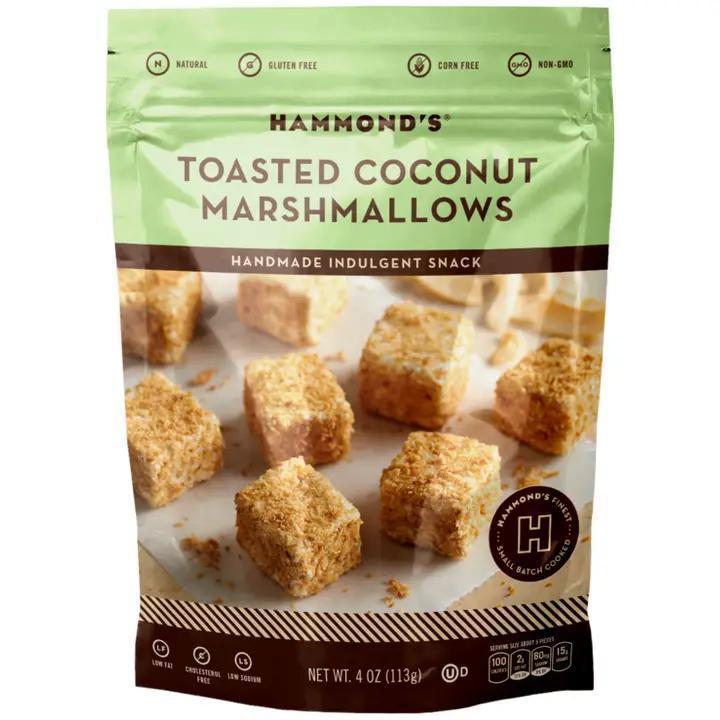 Hammond's Candies - Toasted Coconut Marshmallows 4 oz - MM31512 DISSVF