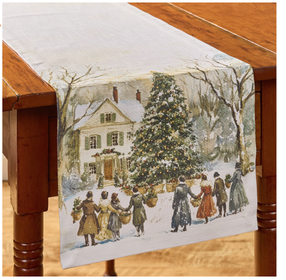 Park Designs - Winter In The Country Table Runner 54" L -  9817-130